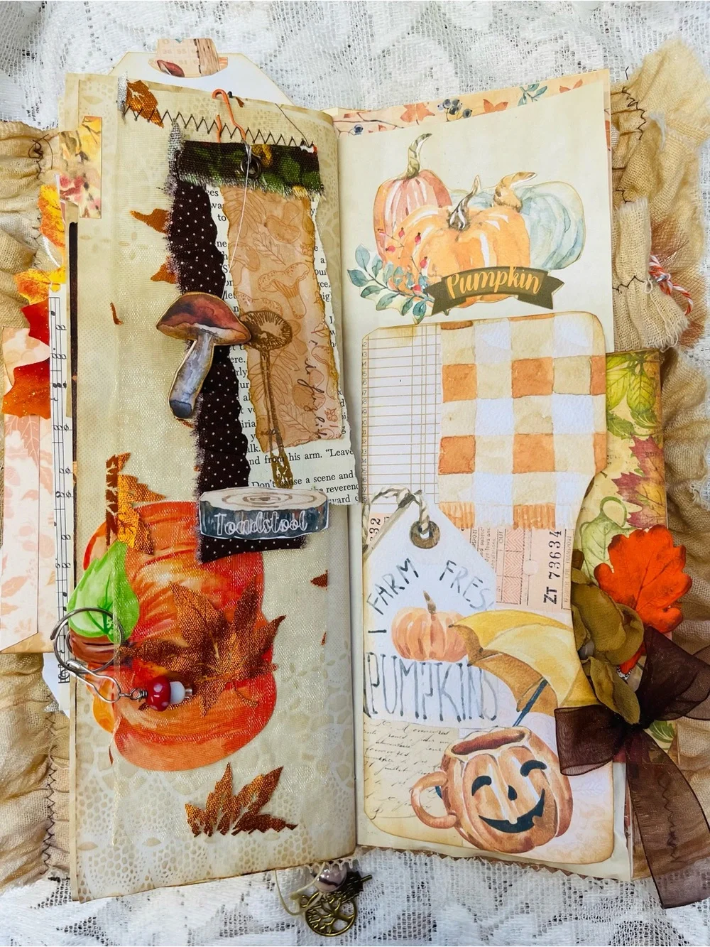 Handmade charming autumn